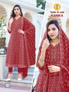 Kanika By Tunic House Georgette Surat Kurti With Bottom Dupatta Wholesale Market